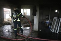 TRAFO PATLAMASI - Bolu'da Apartman Deposunda Yangın