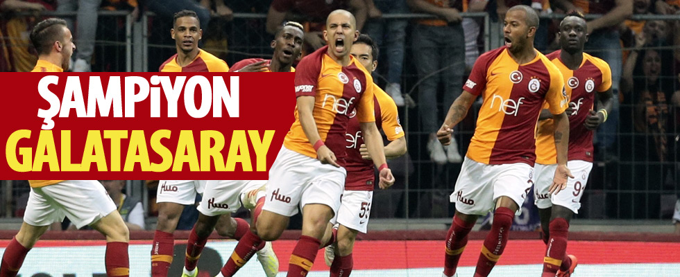 Şampiyon Galatasaray!