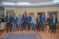 İBRAHIM BURKAY - BTSO Heyetinden Karacabey Belediye Başkanı Ali Özkan'a Ziyaret