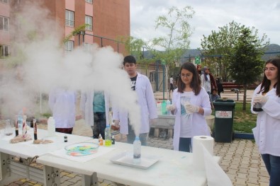 Burdur'da Fen Lisesinde Bilim Fuarı
