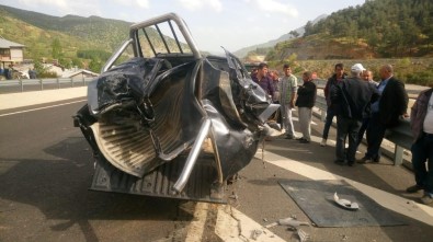 Kahramanmaraş'ta Trafik Kazası Açıklaması 1 Yaralı