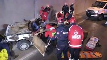 KADİR ÇELİK - Mutu Tüneli'nde Gerçeğini Aratmayan Trafik Kazası Tatbikatı