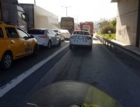 LÜKS OTOMOBİL - TEM'de zincirleme kaza