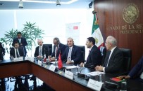 MEKSIKA - Bakan Çavuşoğlu, Meksika Cumhuriyet Senatosu Başkanı Batres İle Görüştü