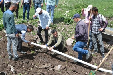 Başkan Demir, Merada Hayvan İçme Suyu Çalışması Başlattı