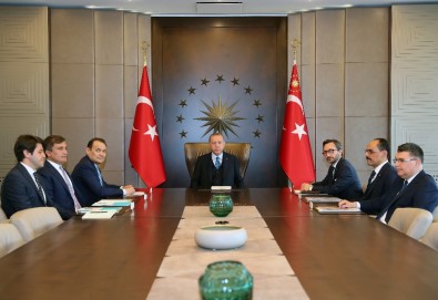 Cumhurbaşkanı Erdoğan, Türk Konseyi Genel Sekreteri Amreyev'i Kabul Etti