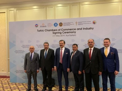 ITSO Meclis Başkanı Şahlan, Kazakistan'da Türk Konseyi İmza Törenine Katıldı