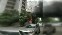 TÜP PATLAMASI - Kadıköy'de İnşaat Alanında Korkutan Yangın