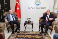 NİHAT YILMAZ - KAYÜ Rektörü Karamustafa'dan Başkan Öztürk'e  Ziyaret