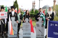 YAĞAN - Sivas'ta 'Çerkez Sürgünü' Protesto Edildi