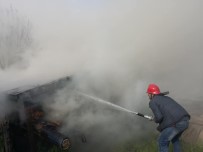 Bolu'da Çıkan Yangın Traktör Ve Odunluğu Küle Döndürdü Haberi