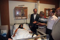 ABDULLAH ERIN - Şanlıurfa'da Kazara Vurulan 5 Tarım İşçisine Validen Ziyaret