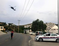 ŞERİT İHLALİ - Jandarma'dan Bodrum'da Helikopterli Trafik Denetimi