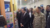 TUGAY KOMUTANI - Kars Bahçeşehir Öğrencileri Resim Sergisi Açtı