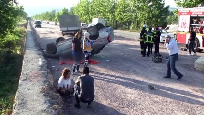 Kocaeli'de Otomobil Devrildi Açıklaması 1 Ölü, 1 Yaralı