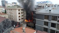 RECEP PEKER - (Özel) Kadıköy'de Hastanede Yangın Paniğinin Havadan Görüntüleri Ortaya Çıktı