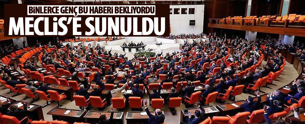 Günlerdir konuşulan teklif Meclis'te