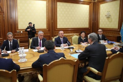 Çavuşoğlu Açıklaması 'Nazarbayev, Ortaya Büyük Bir Vizyon Koymuştur'