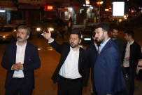 YAYA KALDIRIMI - Belediye Başkanı Rasim Arı'nın Gece Mesaisi