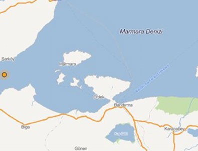 Marmara Denizi’nde korkutan deprem