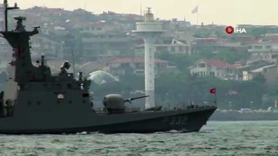 Türk Savaş Gemilerinden Barbaros Hayreddin Paşa'ya 'Cimariva' Selamı