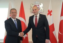 GÜRCİSTAN SAVUNMA BAKANI - Bakan Akar, Gürcistan Başbakanı Bakhtadze İle Bir Araya Geldi