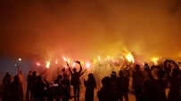 Emet'te  Galatasaray Taraftarları Kutlama Yaptı