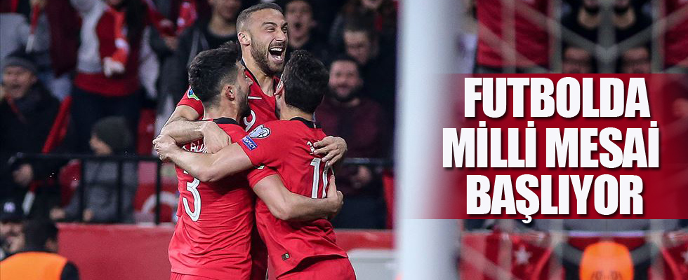 Futbolda milli mesai başlıyor