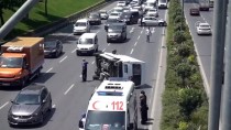 TRAFİK YOĞUNLUĞU - Bağcılar'da Trafik Kazası Açıklaması 2 Yaralı