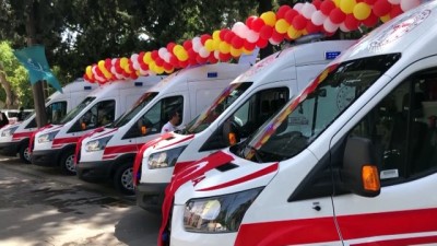 Hatay'da Ambulans Teslim Töreni Yapıldı