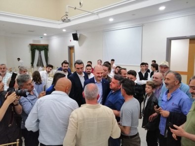 İçişleri Bakanı Süleyman Soylu, Karadenizlilerle Sahurda Buluştu