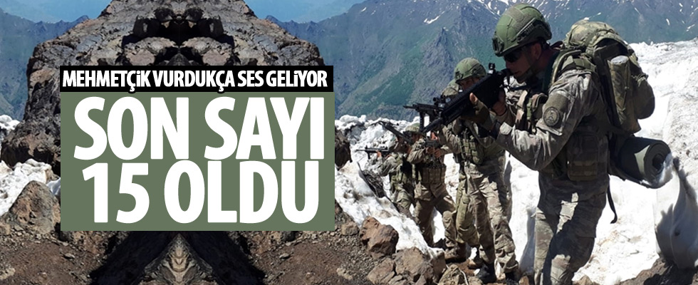 Kuzey Irak'ta 6 terörist daha öldürüldü