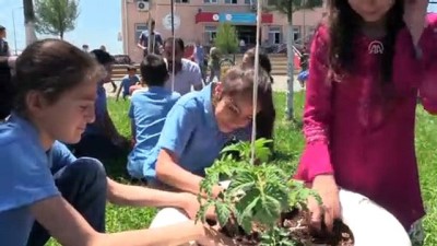 Okulda Hayvan Ve Bitkilere Dokunarak Öğreniyorlar