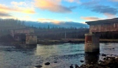 Rusya'da Hırsızlar Demir Köprüyü Çaldı