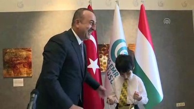 15 Temmuz'da Mağdur Olan Japon Çocuk Çavuşoğlu'na Mehter Marşını Söyledi