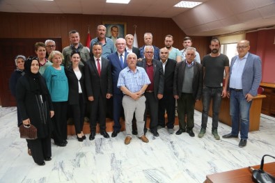 CHP Beylikova İlçe Örgütünden Başkan Kurt'a Tebrik Ziyareti