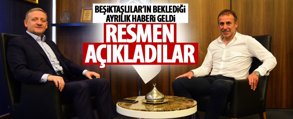 Abdullah Avcı resmen ayrıldı