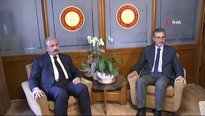 TBMM Başkanı Mustafa Şentop, Parlamento Muhabirleri Derneğini Ziyaret Etti