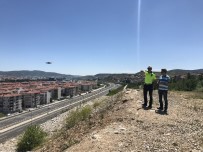 ŞERİT İHLALİ - Bozüyük'te Drone İle Trafik Denetimi Yapıldı