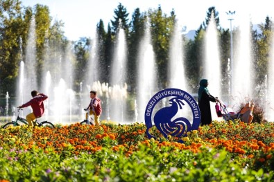 Büyükşehir Denizli'yi Çiçeklerle Donatıyor