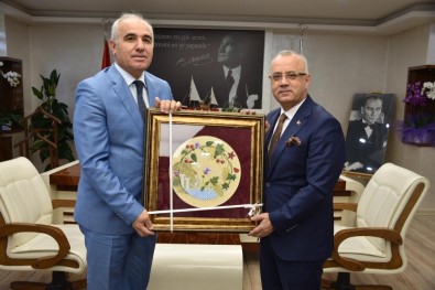 Kaymakam Kılıç'tan, Başkan Kayda'ya Veda Ziyareti