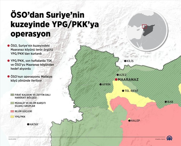ÖSO, YPG/PKK'ya operasyon