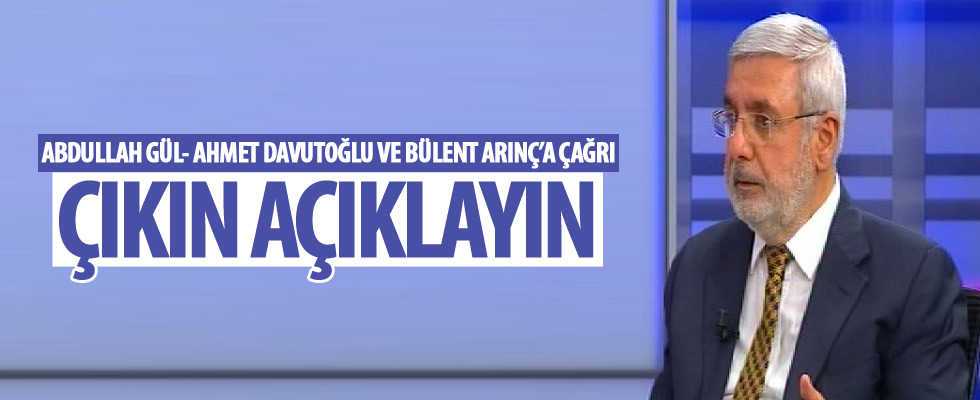 Mehmet Metiner'den üç isme çağrı