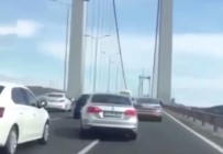 TRAFİK MAGANDASI - (Özel)15 Temmuz Şehitler Köprüsü'nde Makas Terörü