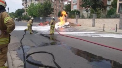 Pendik'te Doğalgaz Borusu Kazı Esnasında Patladı Açıklaması 1 Yaralı