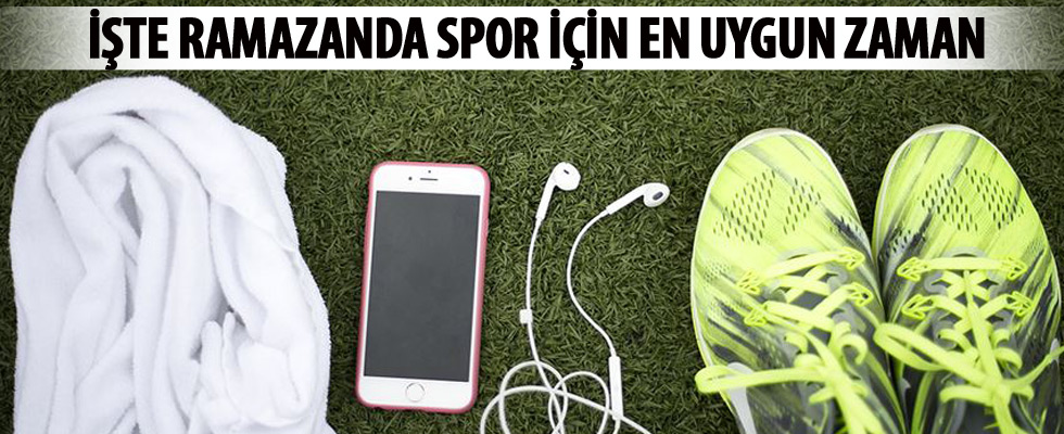 Ramazanda spor için en uygun zaman iftarla sahur arası