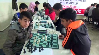 Muş'ta Okullar Arası Satranç Turnuvası