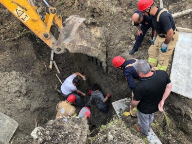 Beylikdüzü'nde İnşaat Alanında Toprak Kayması