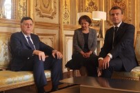 ULUSAL MUTABAKAT - Libya Başkanlık Konseyi Başkanı Serrac, Fransa Cumhurbaşkanı Macron İle Görüştü
