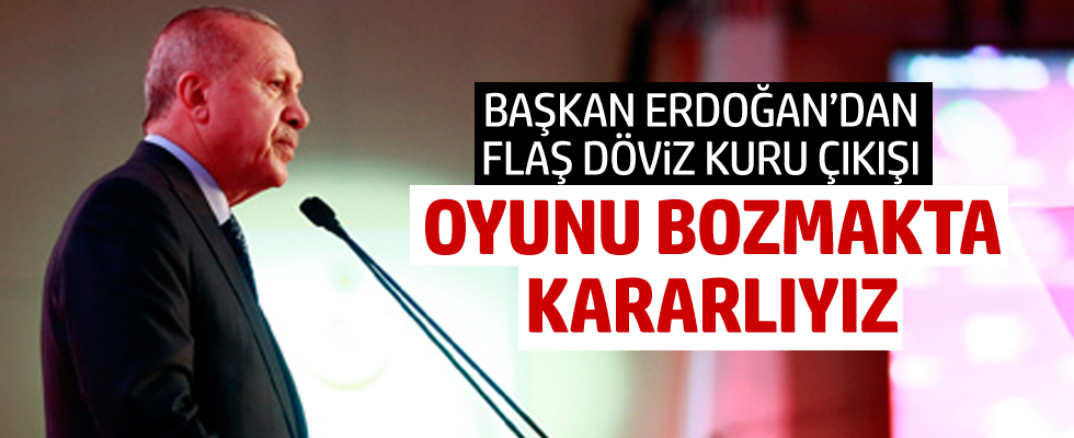 Başkan Erdoğan'dan flaş 'Döviz kuru' çıkışı!